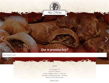 Tablet Screenshot of lamorapasteleria.com